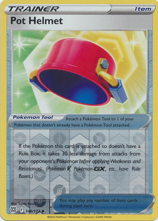 Pokemon Card Brilliant Stars 146/172 Pot Helmet Reverse Holo Uncommon