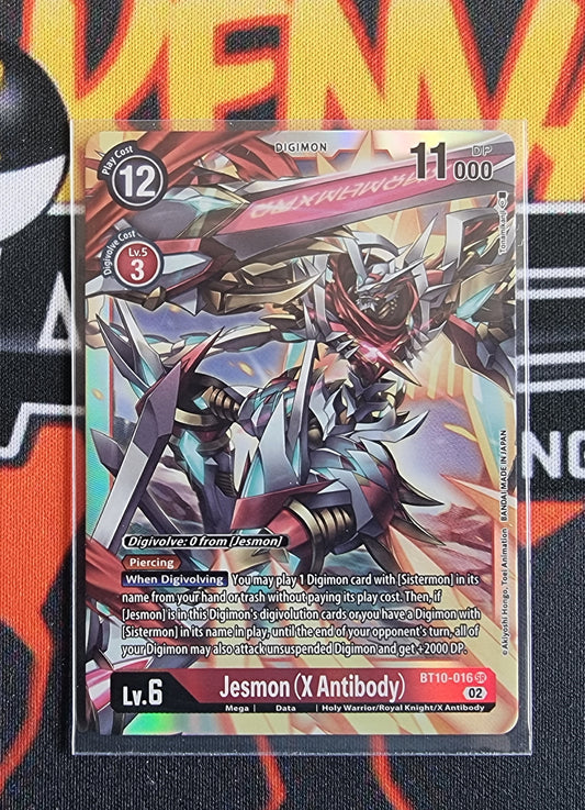 Digimon Card Xros Encounter Jesmon (X Antibody) BT10-016 SR
