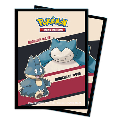 Ultra Pro Deck Protector Sleeves (65) -  Snorlax & Munchlax