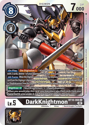 Digimon Card Xros Encounter DarkKnightmon BT10-066 R