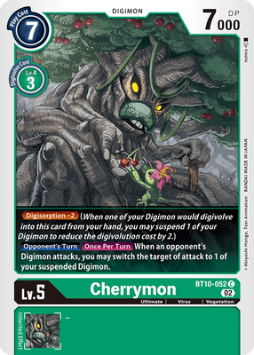 Digimon Card Xros Encounter Cherrymon BT10-052 C