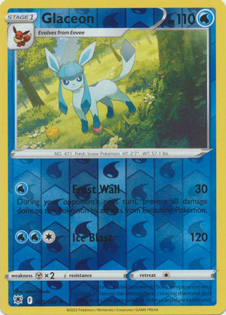 Pokemon Card Astral Radiance 38/189 038/189 Glaceon Reverse Holo Rare