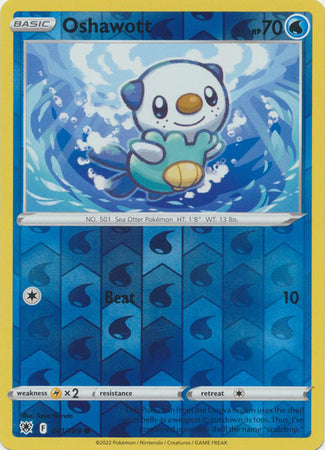 Pokemon Card Astral Radiance 41/189 041/189 Oshawott Reverse Holo Common