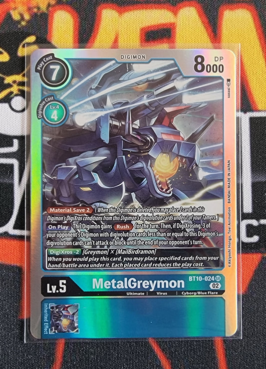 Digimon Card Xros Encounter MetalGreymon BT10-024 SR
