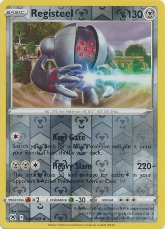 Pokemon Card Astral Radiance 108/189 Registeel Reverse Holo Rare