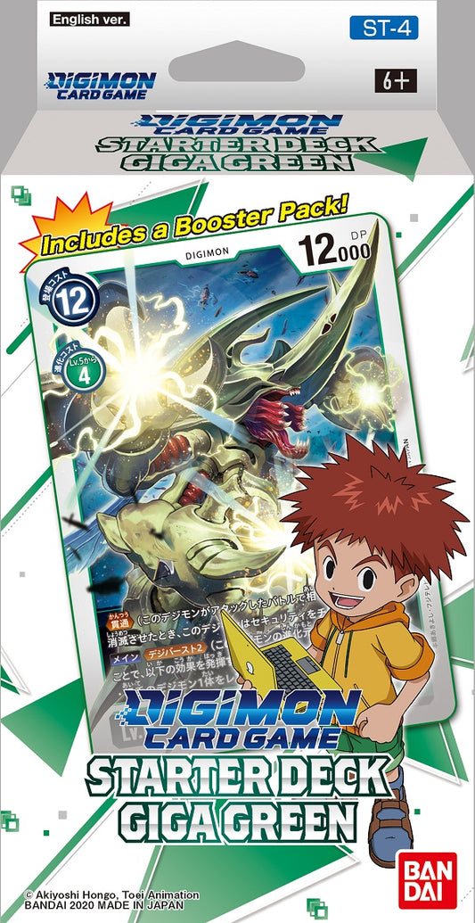 <transcy>بطاقة Digimon لعبة ST-04 Starter Deck Giga Green</transcy>