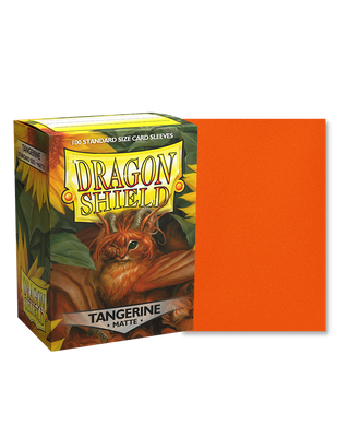 Dragonshield Card Sleeves Matte - Tangerine