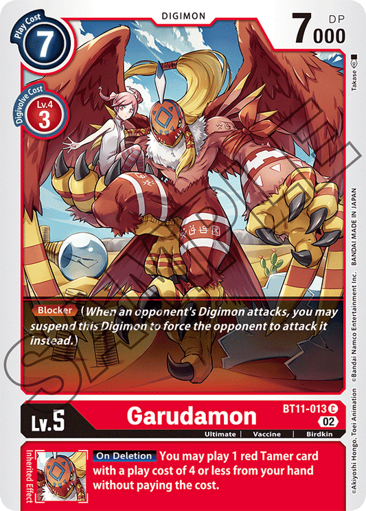 Digimon Card Dimensional Phase Garudamon BT11-013 C