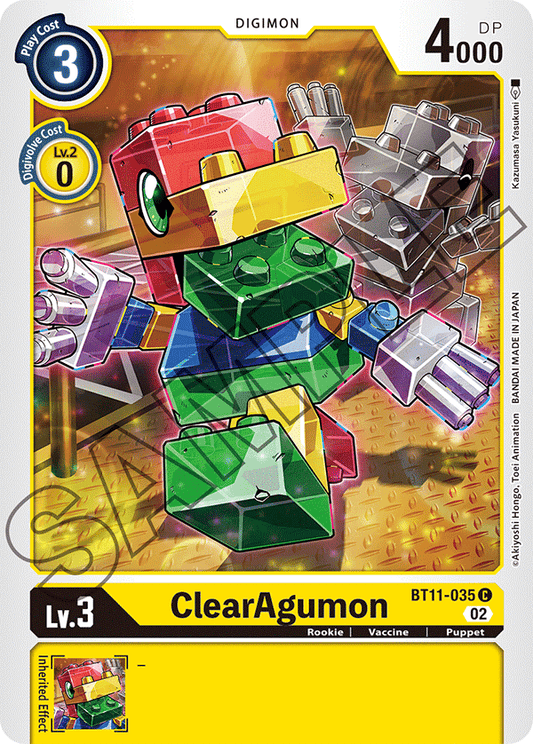 Digimon Card Dimensional Phase ClearAgumon BT11-035 C