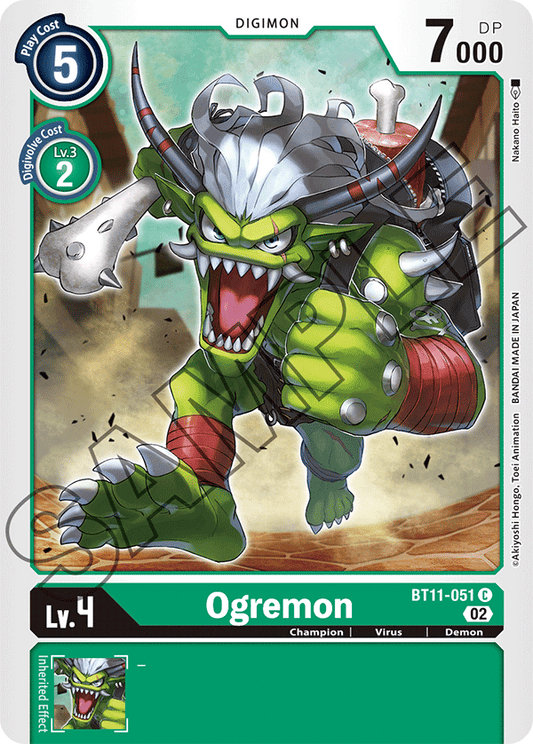 Digimon Card Dimensional Phase Ogremon BT11-051 C