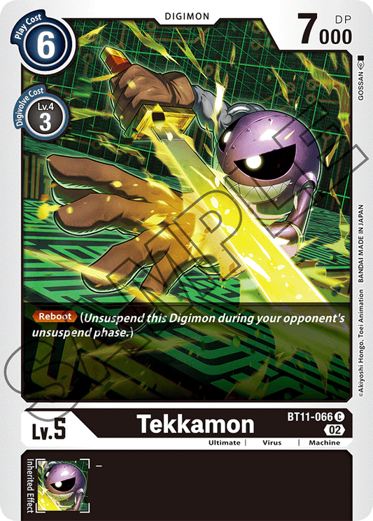 Digimon Card Dimensional Phase Tekkamon BT11-066 C (Foil)