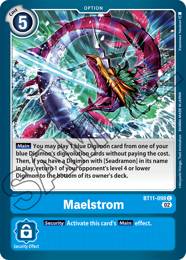 Digimon Card Dimensional Phase Maelstrom BT11-098 C