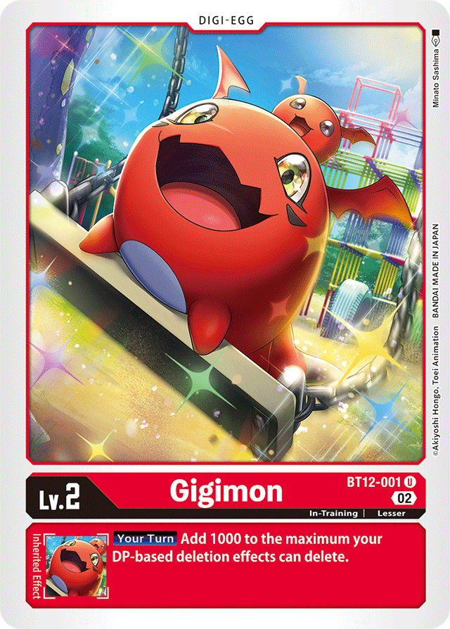 Digimon Card Across Time Gigimon BT12-001 U