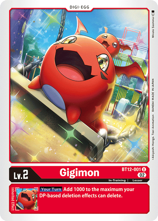 Digimon Card Across Time Gigimon BT12-001 U