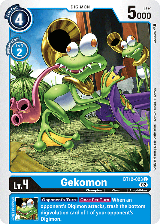 Digimon Card Across Time Gekomon BT12-023 C