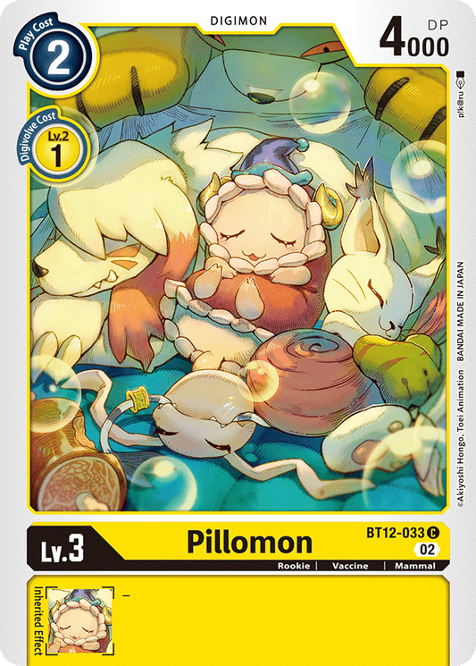 Digimon Card Across Time Pillomon BT12-033 C