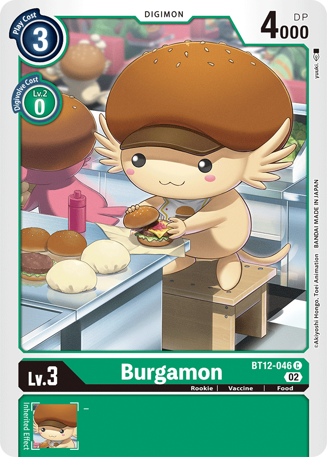 Digimon Card Across Time Burgamon BT12-046 C