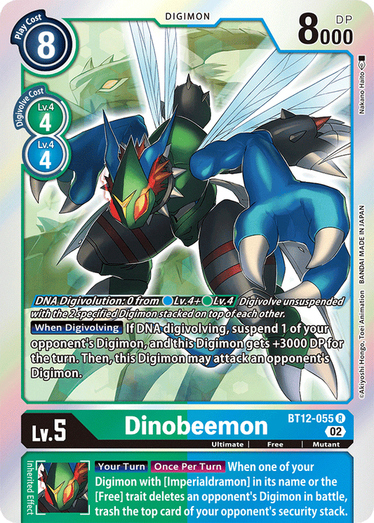 Digimon Card Across Time Dinobeemon BT12-055 R