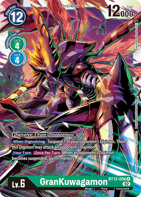 Digimon Card Across Time GranKuwagamon BT12-056 R