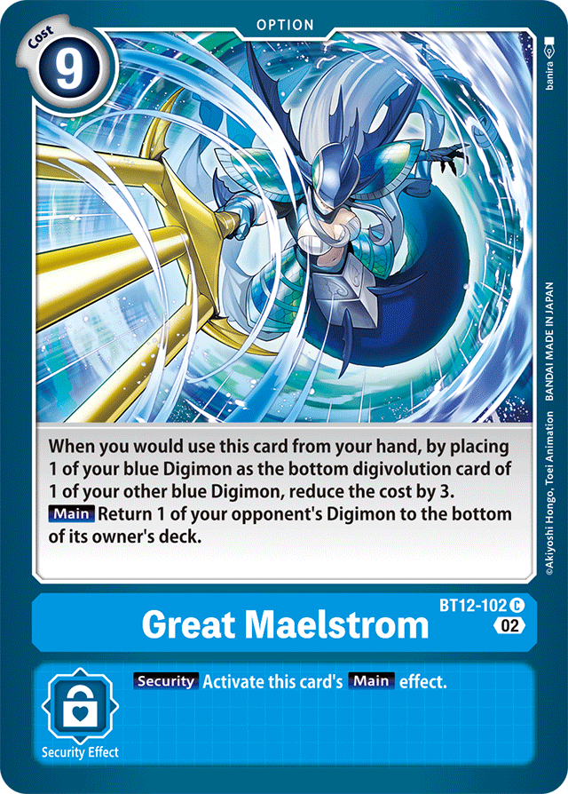 Digimon Card Across Time Great Maelstrom BT12-102 C