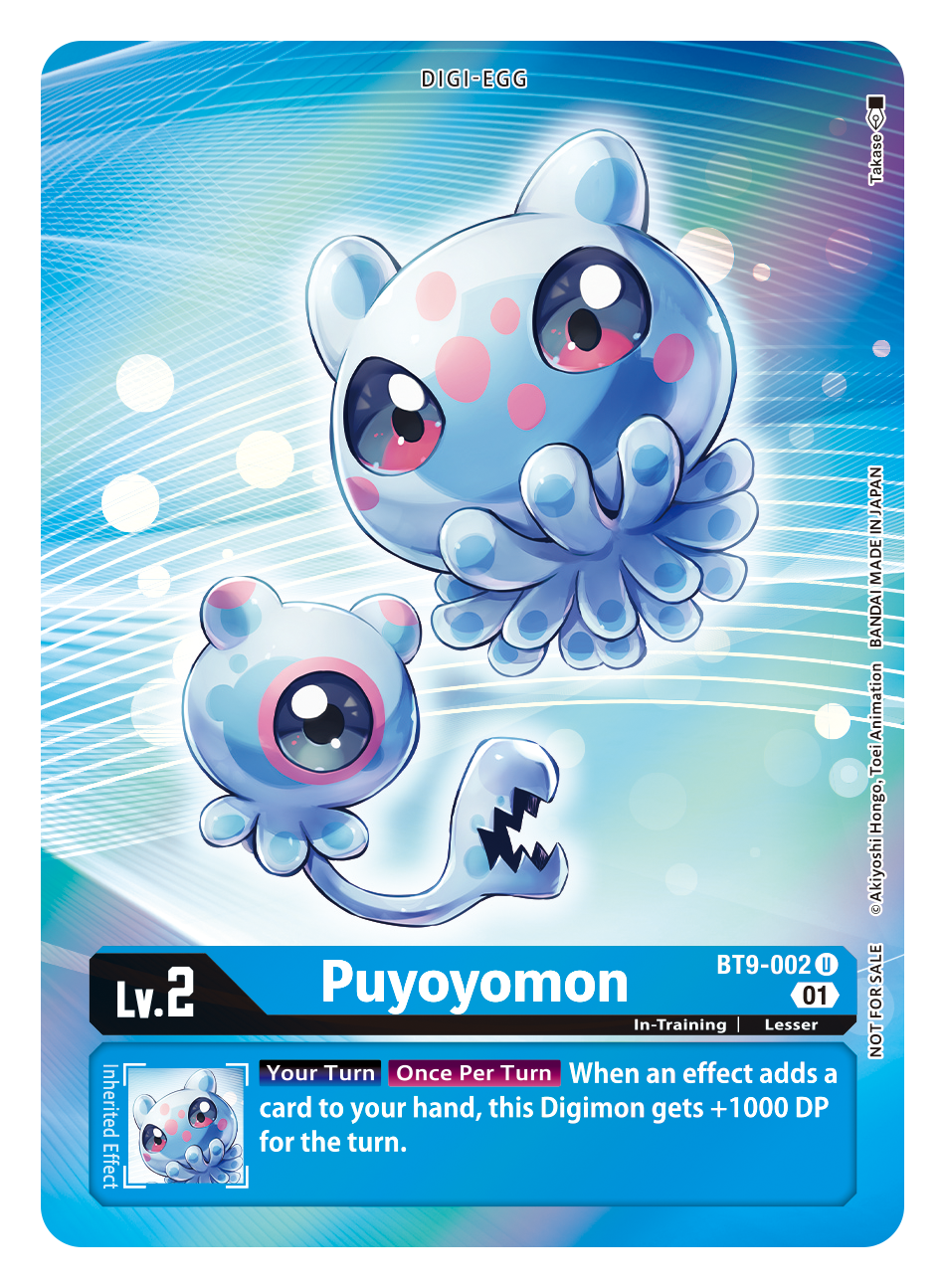 Digimon Card X Record Puyoyomon Alt Art BT9-002 U