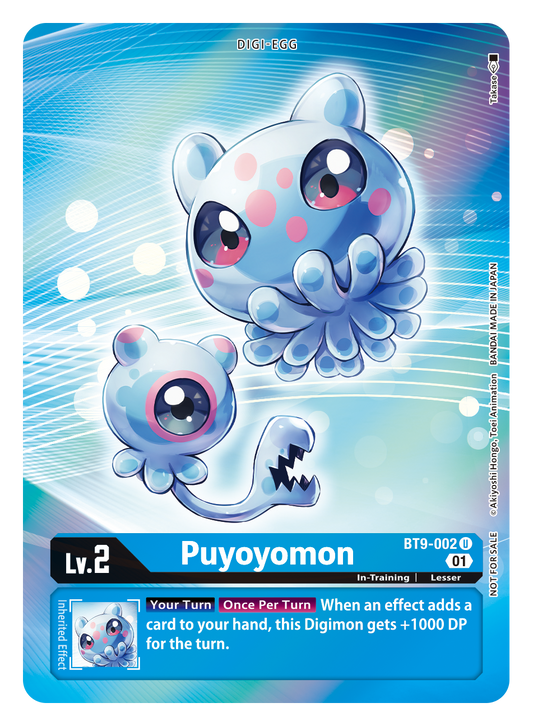 Digimon Card X Record Puyoyomon Alt Art BT9-002 U
