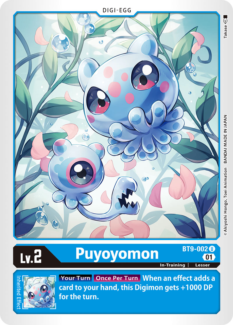 Digimon Card X Record Puyoyomon BT9-002 U