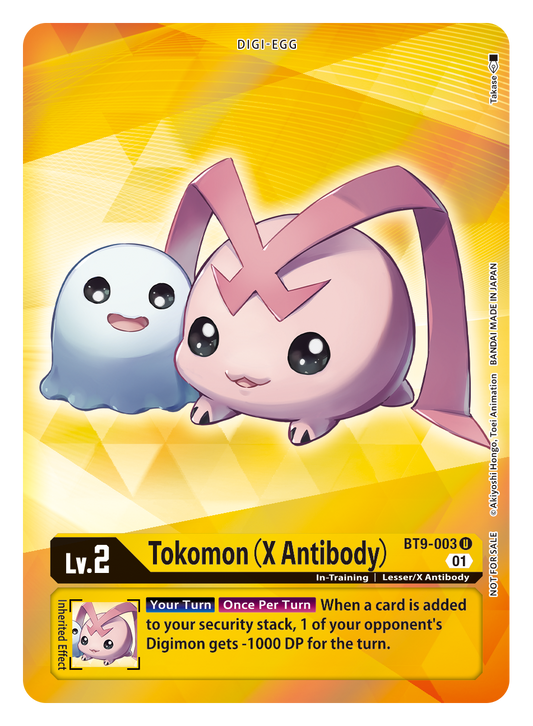 Digimon Card X Record Tokomon (X Antibody) Alt Art BT9-003 U