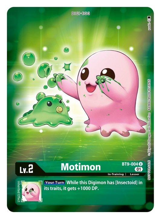 Digimon Card X Record Motimon Alt Art BT9-004 U