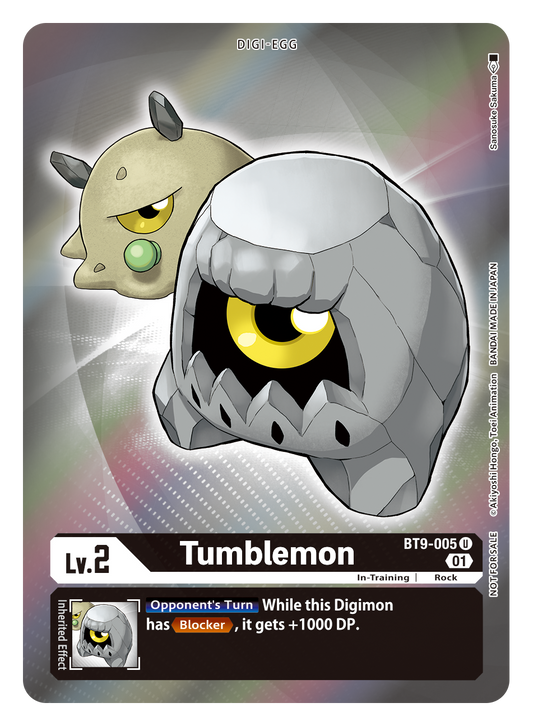 Digimon Card X Record Tumblemon Alt Art BT9-005 U