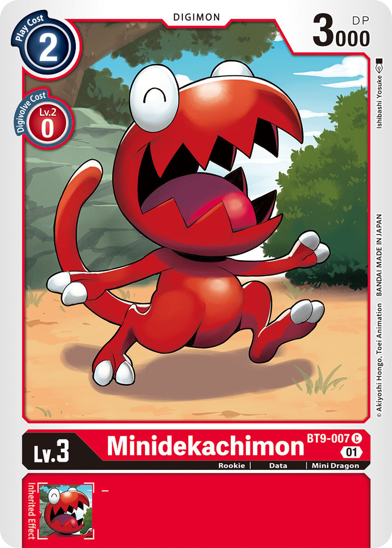 Digimon Card X Record Minidekachimon BT9-007 C