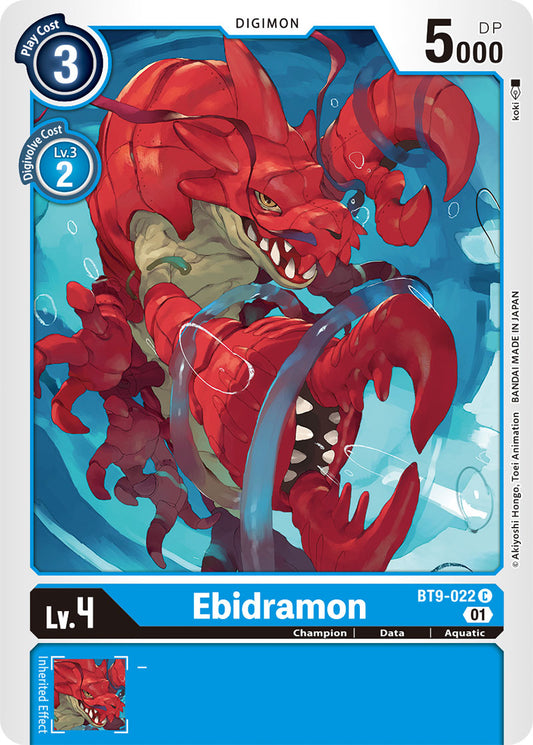 Digimon Card X Record Ebidramon BT9-022 C