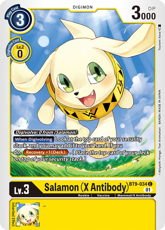 Digimon Card X Record Salamon (X Antibody) BT9-034 C