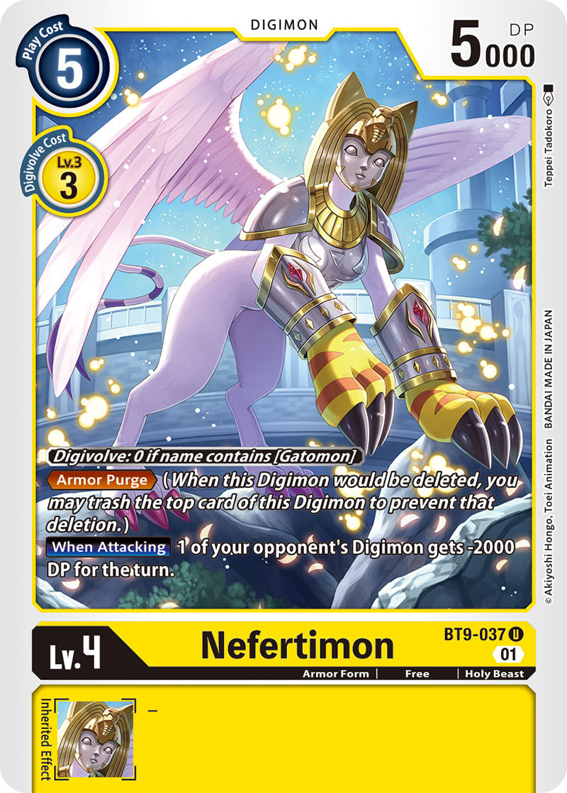 Digimon Card X Record Nefertimon BT9-037 U