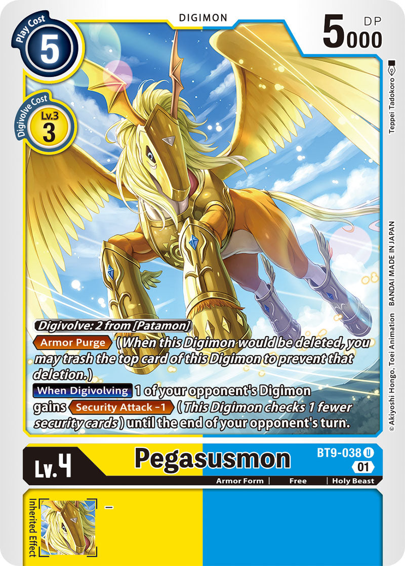 Digimon Card X Record Pegasusmon BT9-038 U