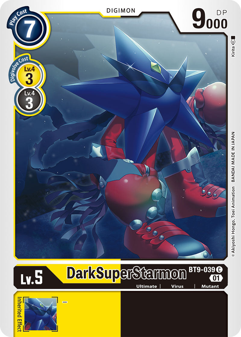 Digimon Card X Record DarkSuperStarmon BT9-039 C