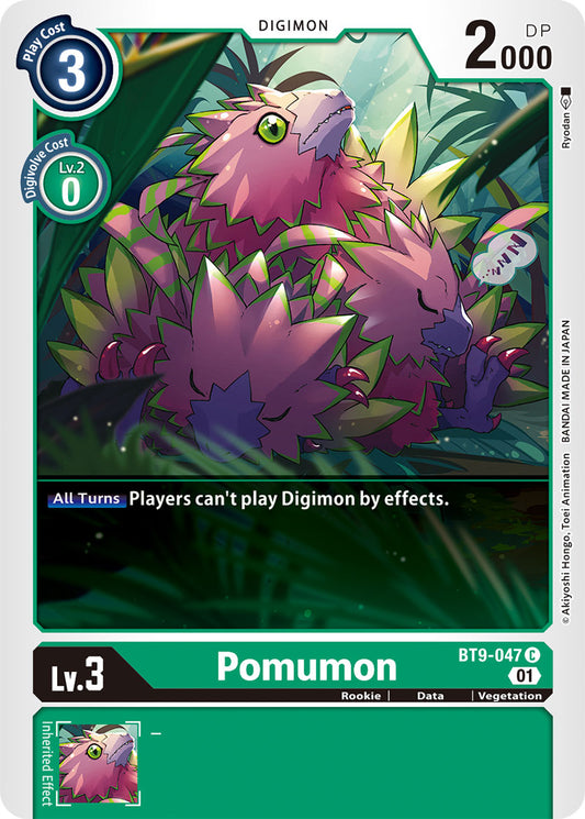 Digimon Card X Record Pomumon BT9-047 C