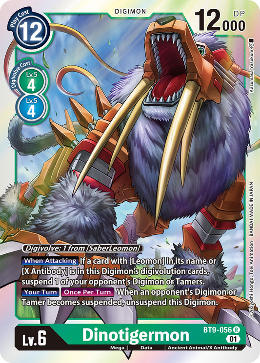 Digimon Card X Record Dinotigermon BT9-056 R