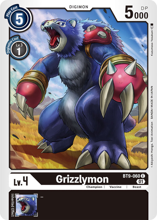 Digimon Card X Record Grizzlymon BT9-060 C