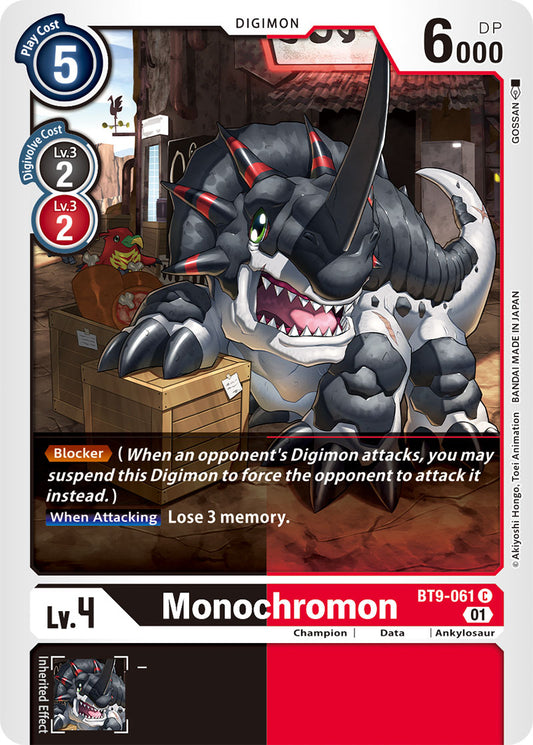 Digimon Card X Record Monochromon BT9-061 C