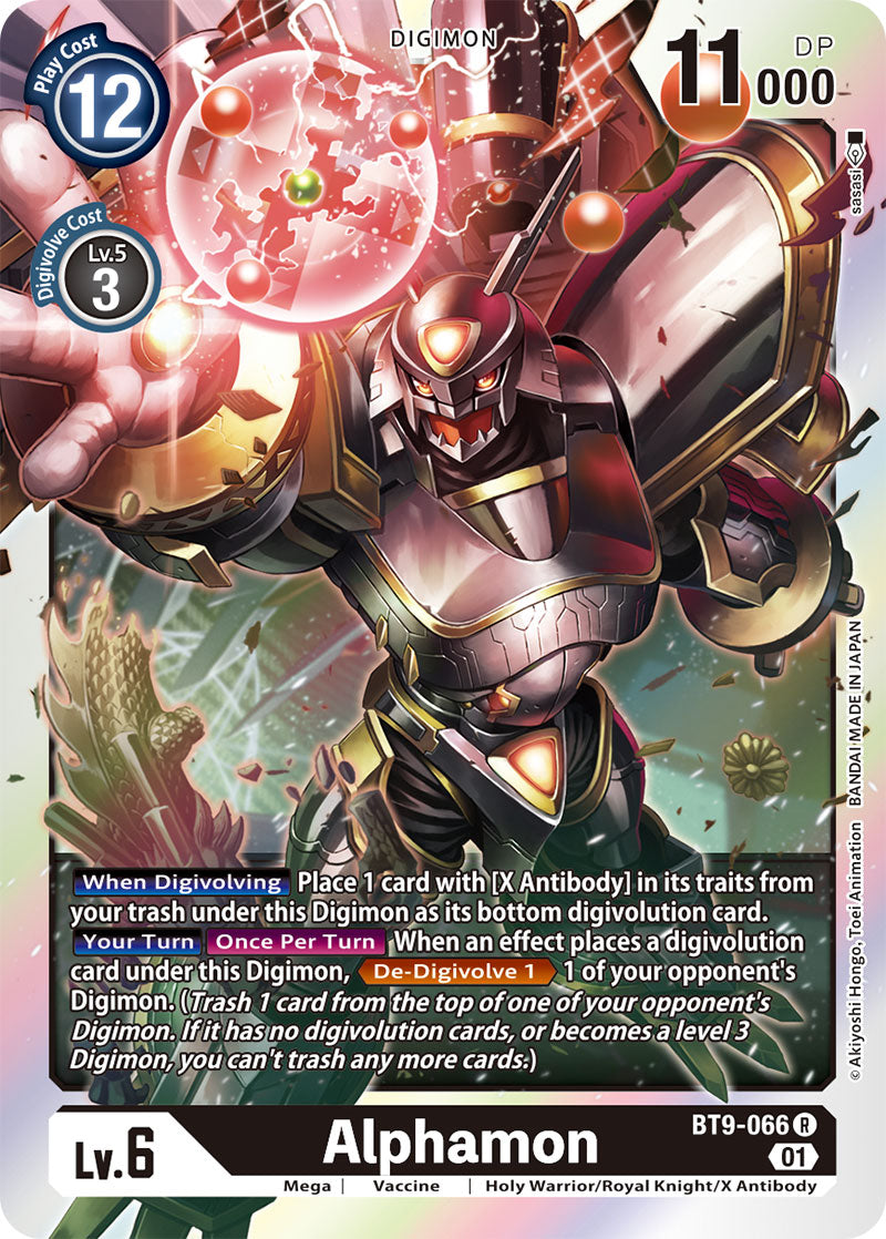 Digimon Card X Record Alphamon BT9-066 R