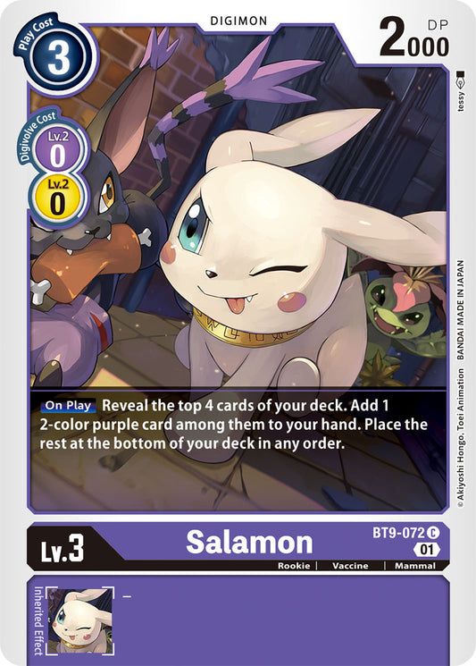 Digimon Card X Record Salamon BT9-072 C