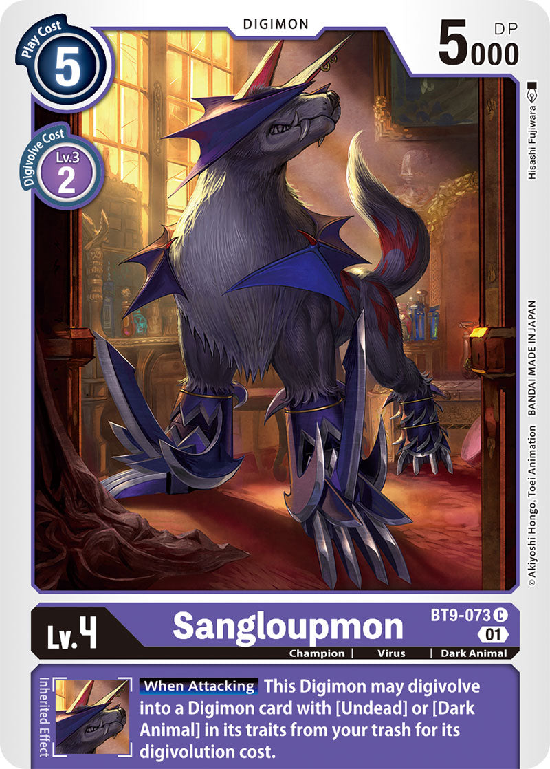 Digimon Card X Record Sangloupmon BT9-073 C