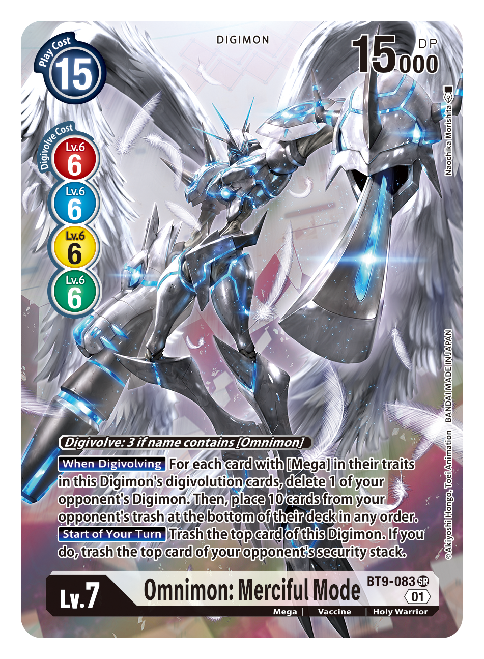 Digimon Card X Record Omnimon: Merciful Mode Alt Art BT9-083 SR