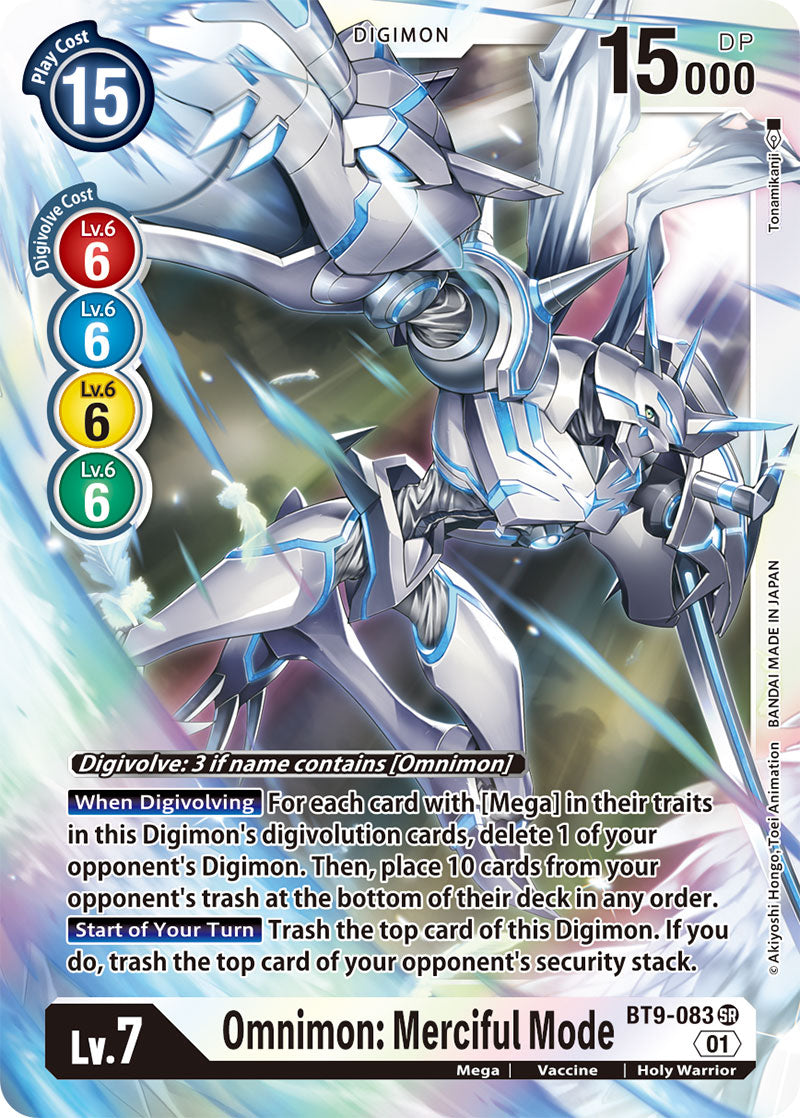 Digimon Card X Record Omnimon: Merciful Mode BT9-083 SR