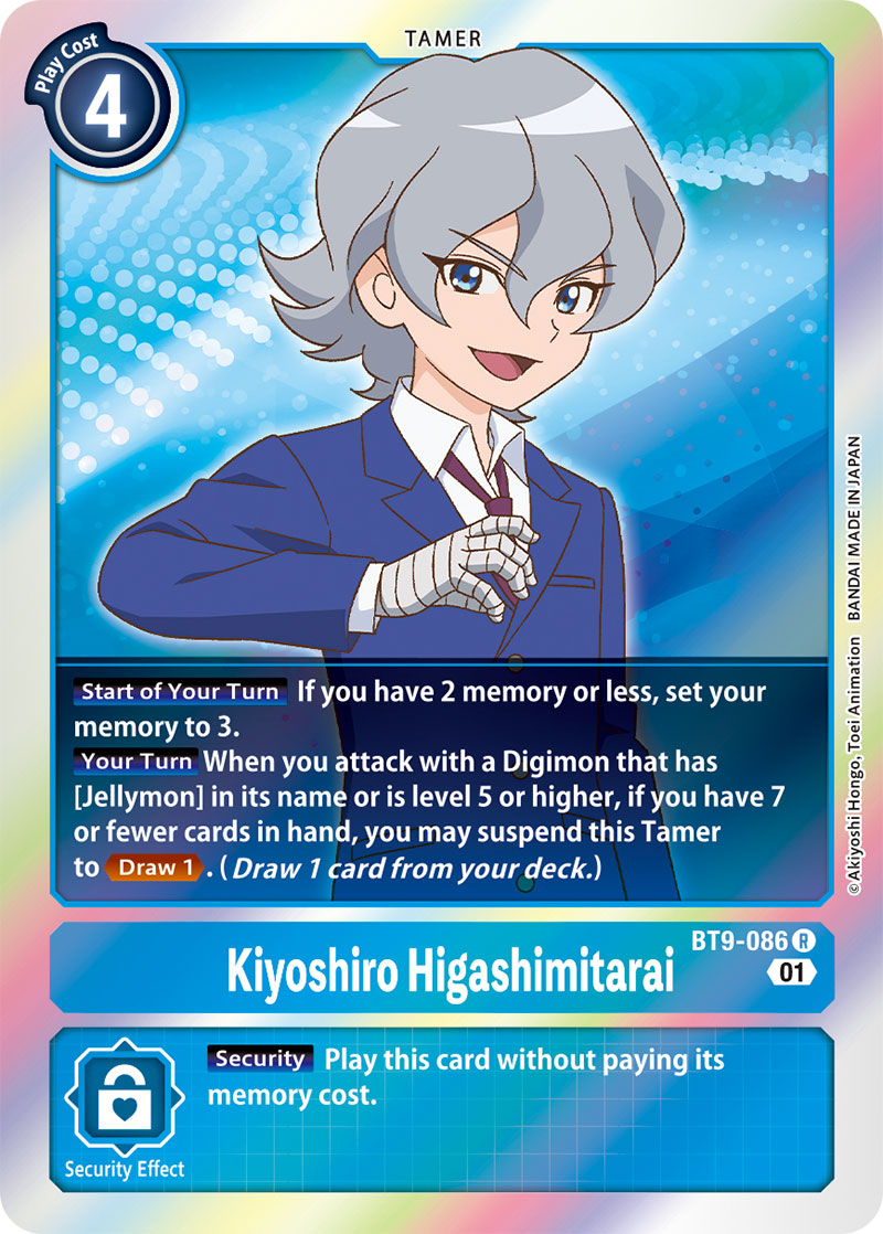 Digimon Card X Record Kiyoshiro Higashimitarai BT9-086 R