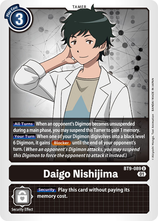 Digimon Card X Record Daigo Nishijima BT9-089 U