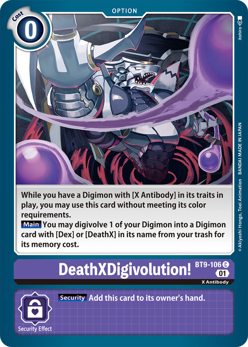 Digimon Card X Record DeathXDigivolution! BT9-106 C