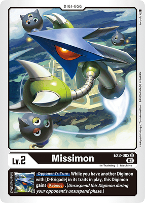 Digimon Card Draconic Roar Missimon EX3-002 U