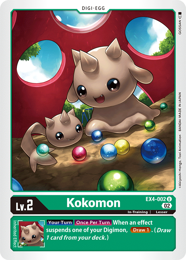 Digimon Card Alternative Being Kokomon EX4-002 U